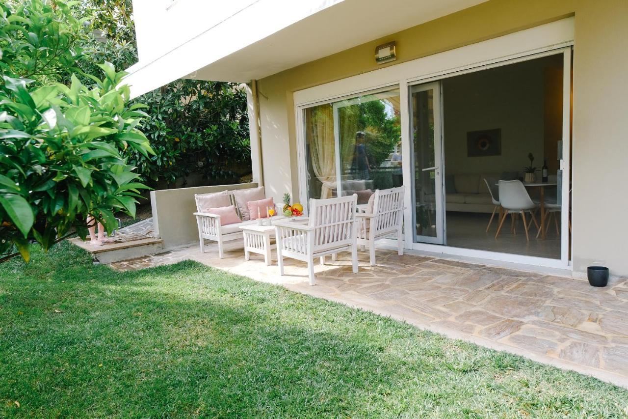 Ferienwohnung Oasis Garden House Nea Iraklitsa Exterior foto
