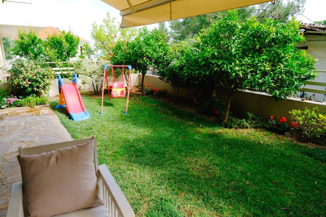 Ferienwohnung Oasis Garden House Nea Iraklitsa Exterior foto